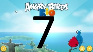 Lets Play Angry Birds Rio 07  Murder That Monkey [upl. by Dygert]