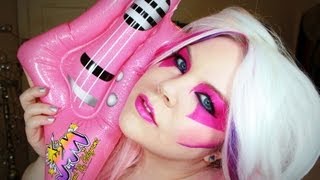 1980s Jem and The Holograms Makeup amp Costume Tutorial [upl. by Terra]