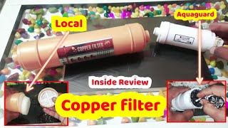 copper फिल्टर के अंदर क्या है  aquaguard Copper filter cartridge  Copper filter cutting [upl. by Appolonia399]