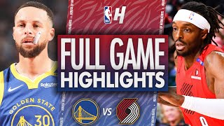 Golden State Warriors vs Portland Trail Blazers  Full Game Highlights  October 23 2024 NBA Season [upl. by Gyimah445]