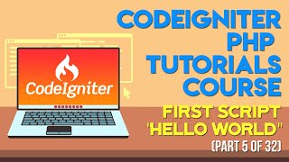 Codeigniter PHP Tutorials in UrduHindi Part 5 First Script quotHello Worldquot [upl. by Syned470]