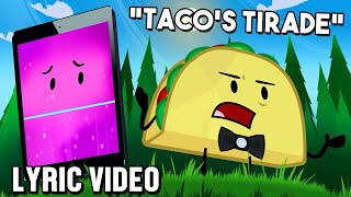 “Taco’s Tirade”  lyric video  song from ii 15 [upl. by Nallaf998]