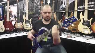 Bartozzi Wojciechowski  FBass Booth  Namm 2012  BN6 Alain Caron Replica [upl. by Pickford839]