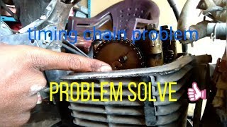 Honda CB Shine 125 timing chain Problem part 1 [upl. by Ahsaela]