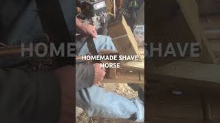 Shave Horse selfreliance outdoorsurvival goingwild woodworking wildernessliving bushcraft [upl. by Bakeman112]