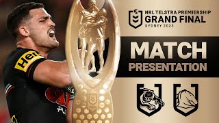 PostMatch Presentation  NRL Telstra Premiership Grand Final  2023 [upl. by Grory]