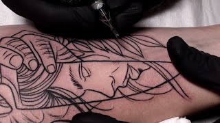 Sharp  Tattoo time lapse [upl. by Ataymik]