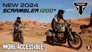 New 2024 Triumph Scrambler 1200 X  First look and thoughts [upl. by Aretina]