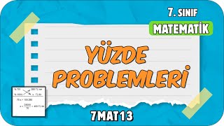 Yüzde Problemleri 📘 tonguçCUP 3Sezon  7MAT13 2024 [upl. by Adnouqal]