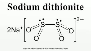 Sodium dithionite [upl. by Emmy]