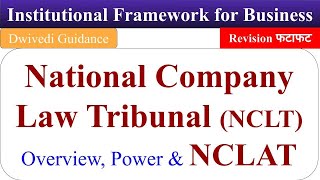 NCLT NCLAT National Company Law Tribunal National Company Law Appellate Tribunal BCom BBA MBA [upl. by Krystalle]