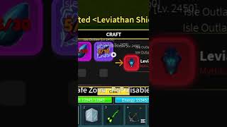 I finally managed to get leviathan shield roblox foryou viralshortvideo bloxfruits [upl. by Erdna]