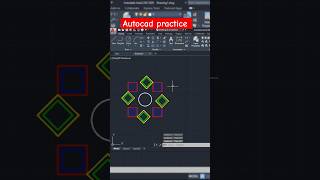 AutoCad practice Drawing  Autocad 2d tutorial for beginners  Drawing  CAD by Ankit  autocad [upl. by Binnie806]