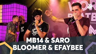 MB14 amp SARO VS BLOOMER amp EFAYBEE  WBC TAG TEAM BATTLE  Semi Final [upl. by Mosier]