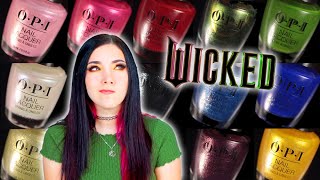 OPI x Wicked Nail Polish Collection Collab Swatch amp Review  KELLI MARISSA [upl. by Acissej405]