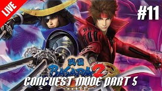 CONCUEST MODE PART 5  SENGOKU BASARA 2 HEROES 11 [upl. by Koa23]