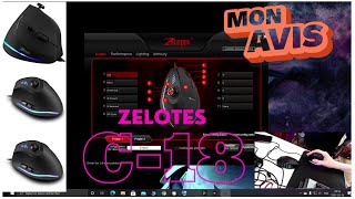 MON AVIS SUR LA SOURIS VERTICALE ZELOTES C18 [upl. by Nnylyaj]