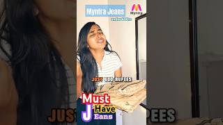 Affordable Myntra Jeans Under 500rs😱😍  myntrafinds grwmoutfit jeans [upl. by Charbonnier]