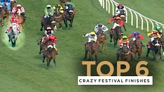 THE CRAZIEST CHELTENHAM FESTIVAL FINISHES [upl. by Akimehs856]