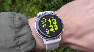 Garmin Vivoactive 5 on Wrist  Size Look Feel amp Comparison against Venu and Galaxy Watch 6  5 [upl. by Abih]