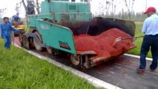 How to paving go green cold colored asphalt [upl. by Eiramenna]