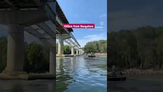 Coracle spin in River 🏞️ 2hour drive from Bangalore youtubeshorts travel talakadu coracleride [upl. by Asira]