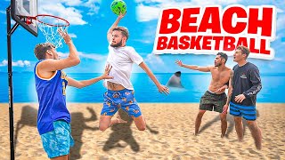 INSANE 3v3 Beach Basketball Challenge [upl. by Bryant]