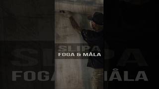 Slipa foga amp måla sand join amp paint [upl. by Icats]