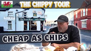 Chippy Review 43 The Town Fryer Rhyl Cheapest Fish Chips and Mushy Peas in Rhyl [upl. by Dorahs34]