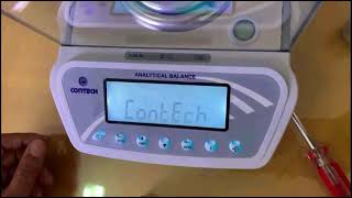 Contech Analytical Scale Unboxing And Installation with Callibration [upl. by Ynnos899]