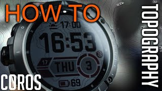 How to Download Topo Map to a Coros Watch [upl. by Esilenna37]