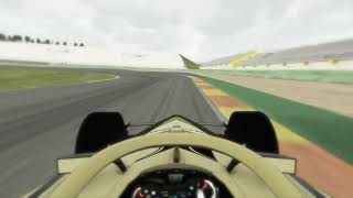 Formula E Gen 3 2023  Valencia PreSeason Testing  Stoffel Vandoorne Onboard  Assetto Corsa [upl. by Ititrefen999]