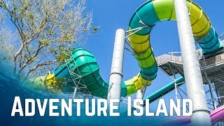 All Water Slides at Adventure Island Tampa Florida POV [upl. by Aivlis]