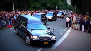 MH17 Funeral convoy to the military base of Hilversum Netherlands [upl. by Llevol214]