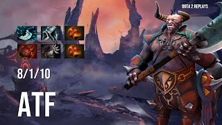 Dota 2 Pro Gameplay Ammar The F Centaur Warrunner 8 1 10 High Skill Dota 2 [upl. by Nilyac926]