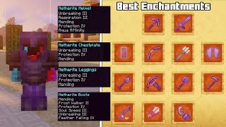 Best Enchantments For All Armor and Items in Minecraft 1213 [upl. by Pearce]