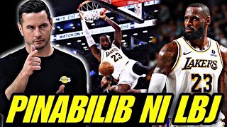 LAKERS PANALO ULI 30 NA LEBRON PINABILIB LAHAT SA KANYANG TRIPLE DOUBLE PERFORMANCE [upl. by Halonna]