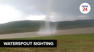 WATCH  Rare waterspout phenomena terrifies villagers in the Eastern Cape [upl. by Alidis]