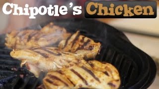 Chipotles Marinated Chicken  Spicy  Clone Recipe [upl. by Orsino]