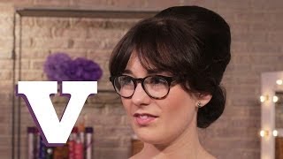 Zooey Deschanel 60s Updo Hair With Hollie S07E48 [upl. by Appleton]