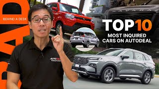 Top 10 Most Popular Cars On AutoDealcomph—First Half 2023  Behind a Desk [upl. by Carrick478]