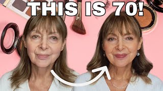 Minimalist Makeup at 70  Mature Skin Makeup Tutorial [upl. by Norreht]