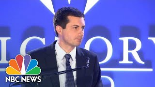 Pete Buttigieg To Mike Pence Your Quarrel Sir Is With My Creator  NBC News [upl. by Nnednarb]