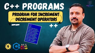 Program for Increment and decrement operator in c  Increment and decrement operator in c [upl. by Lemrahc]