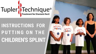 Childrens Instructions Video for Putting On Splints [upl. by Ecnav730]