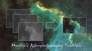 Astrophotography Narrowband Stacking and Combining Tutorial [upl. by Kampmeier]