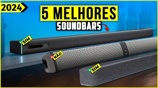 AS 5 MELHORES SOUNDBAR EM 2024  Tem Barata para Pc Soundbar Jbl e Outras [upl. by Yelsa258]