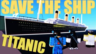 Saving Titanic With The Creator  Roblox Titanic  With TheAmazeman and Inyo22 [upl. by Eigger387]