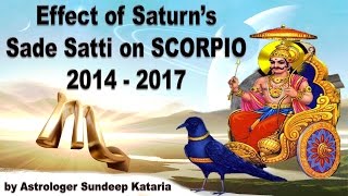 Saturn’s Sade Satti Effect on SCORPIO 2014 – 2017 [upl. by Naes]