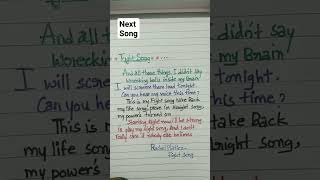 Rachel Platten  Fight song lyricsmusic viral trend songwithlyrics rachelplatten fightsong [upl. by Eveam214]